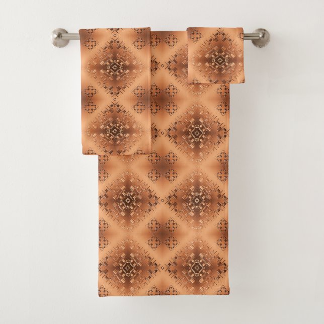 Ethnische geometrische Muster. Badhandtuch Set (Insitu)