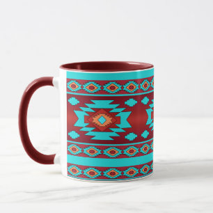 Ethnische geometrische Muster. Tasse