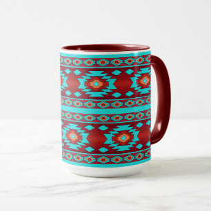 Ethnische geometrische Muster. Tasse