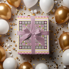 Ethnische Grenzkunst Geschenkpapier