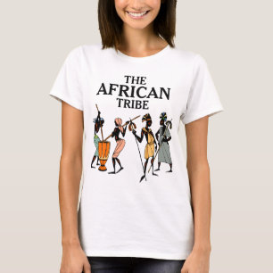Ethnische Gruppen von Afrika   der afrikanische T-Shirt