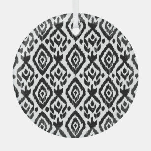 Ethnische handgezeichnete Umwicklungsdruckmuster. Ornament Aus Glas