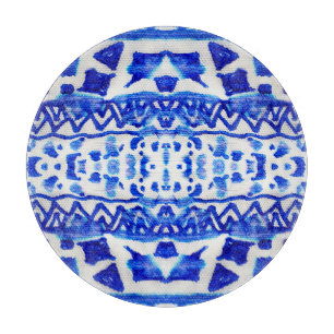 Ethnische Indigo-Pfeil-Muster Schneidebrett