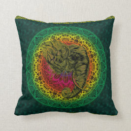 Ethnische indische Art - Mandala - Stammes- Kissen