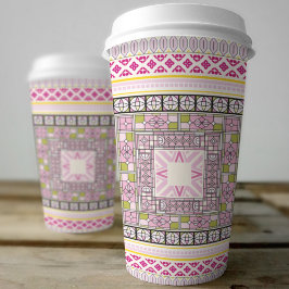 Ethnische Kunst Pappbecher