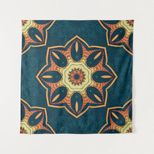 Ethnische Mandala: nahtlos Vintages Muster Wandteppich