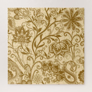 Ethnische Mandalas: indisches Muster Puzzle