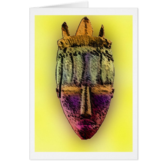 Ethnische Maske - Afrika (Vorne)