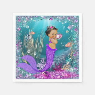 Ethnische Meerjungfrau-Baby-Party-Servietten Serviette