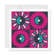 Ethnische Mitte Jahrhundert Moderne Magenta Aquama