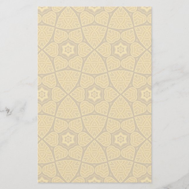 Ethnische moderne geometrische Muster Briefpapier (Vorderseite)