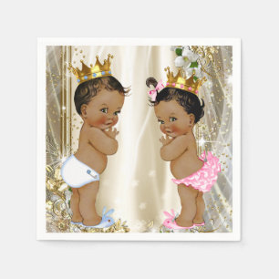 Ethnische Prinz Prinzessin Babyparty Serviette