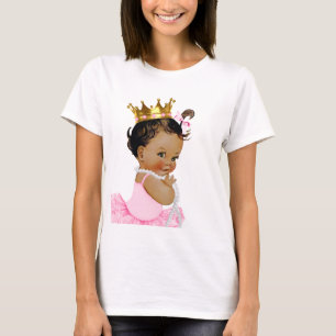 Ethnische Prinzessin Ballerina Baby T-Shirt