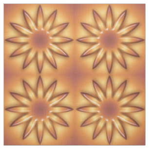 Ethnische Sonne. Abstraktes geometrisches Stoff