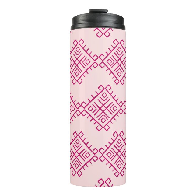 Ethnische Stammeszugehörigkeit: dekoratives Vintag Thermosbecher (Vorderseite)