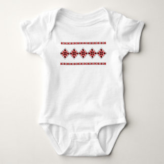Ethnische Stickerei Geometirc Muster Baby Bodysuit Baby Strampler