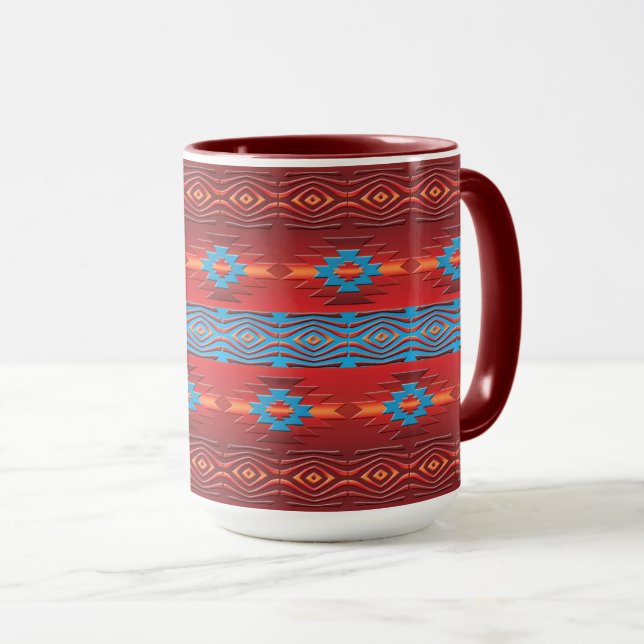 Ethnische Tasse (VorderseiteRechts)