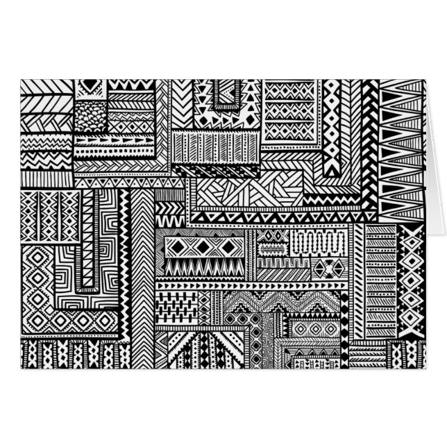 Ethnische Verzierung (Vorderseite (Horizontal))
