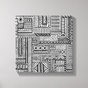 Ethnische Verzierung 6 Leinwanddruck
