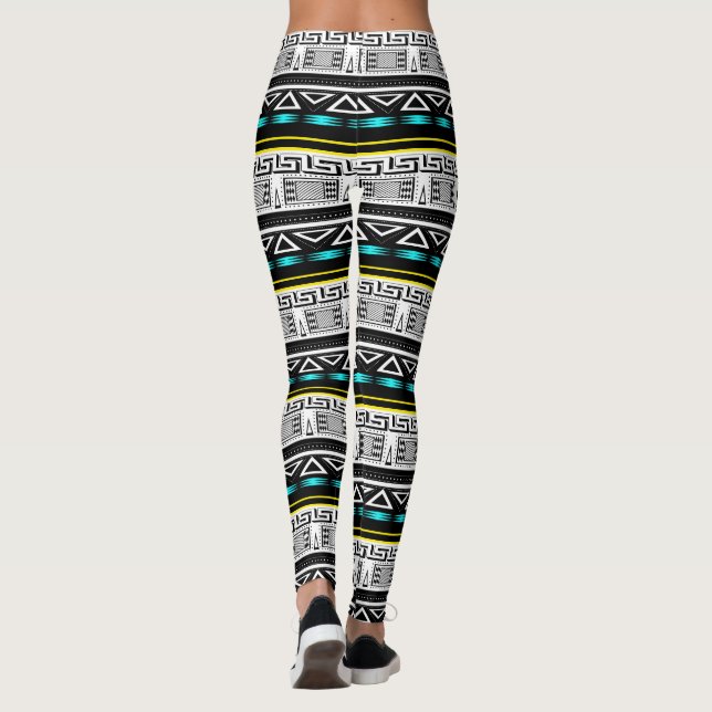 Ethnische Verzierung Leggings (Rückseite)