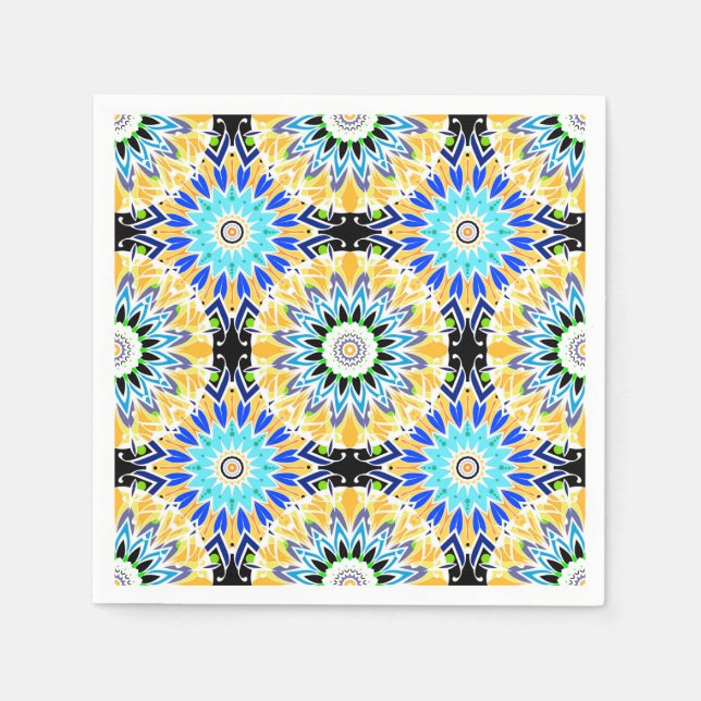 Ethnische Verzierung Serviette (Vorderseite)