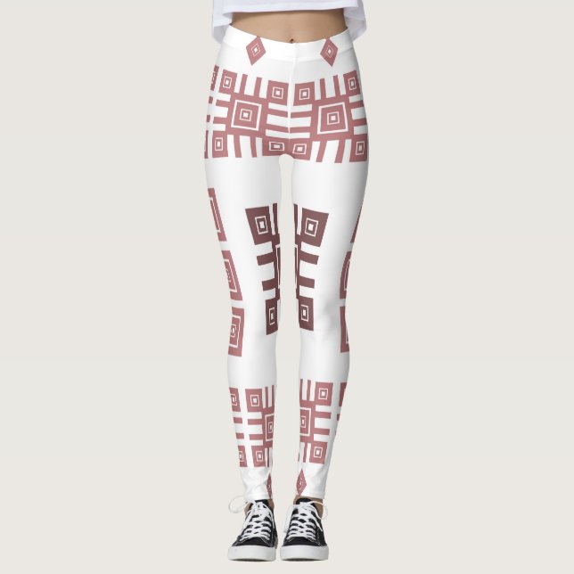 Ethnische Volksverzierung Leggings (Vorderseite)