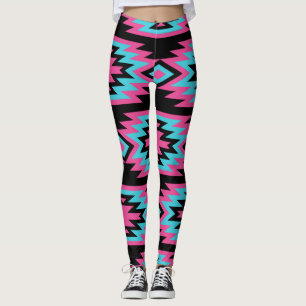Ethnischer Amerikanische Ureinwohner: Aztekische M Leggings