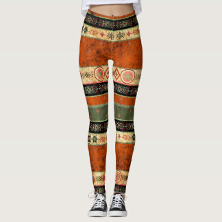 Ethnischer Boho-Grunge, farbenfrohes Muster. Leggings