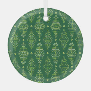 Ethnischer Boho: Kreativer Stamm nahtlos. Ornament Aus Glas
