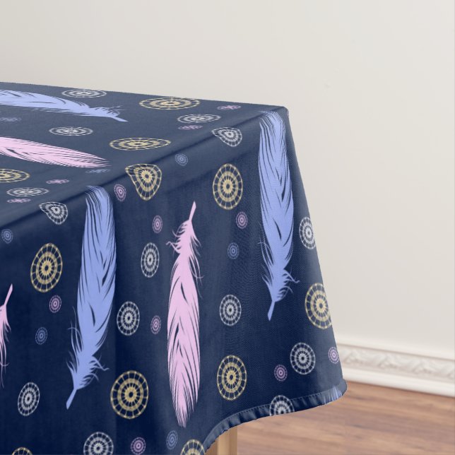 Ethnischer Boho-Stil Federn Tischdecke (Beispiel)
