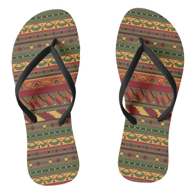 Ethnischer Hintergrund Flip Flops (Fußbett)