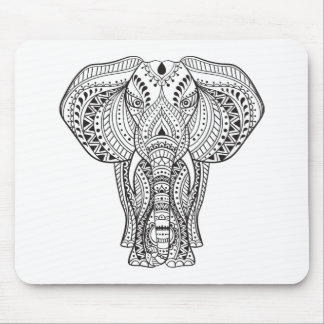 Ethnischer indischer Elefant Mousepad