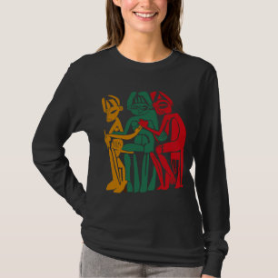 Ethnischer Kunststil - Abstrakte Figuren aus den S T-Shirt