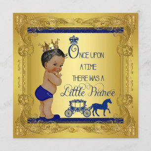 Ethnischer Märchenprinz-Baby-Shower Einladung