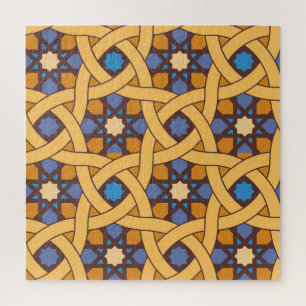 Ethnischer Stil abstraktes Mosaikmuster Puzzle