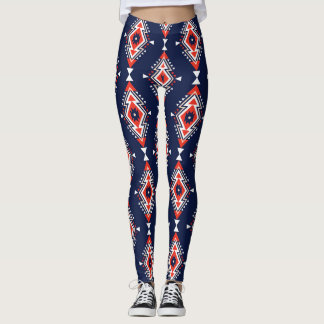 Ethnischer Stil, geometrisches nahtloses Muster. Leggings
