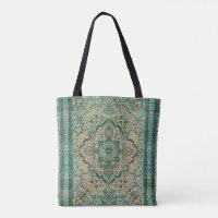 Ethnischer Teppichboden Geometrisches Blumendesign