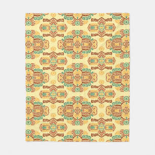 Ethnischer Vintage-Trend: Bohemian Nahtloser Flies Fleecedecke