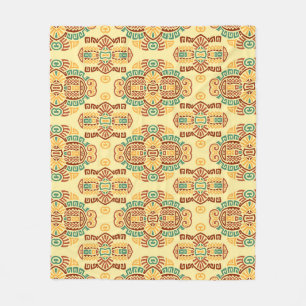 Ethnischer Vintage-Trend: Bohemian nahtloser Flies Fleecedecke