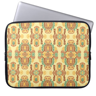 Ethnischer Vintager Trend: Bohemische Nahtlose Til Laptopschutzhülle