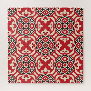 Ethnisches abstraktes festliches Vintage-Ornament Puzzle