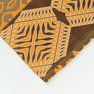 ethnisches afrikanisches gestreiftes Stammes- Fleecedecke