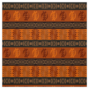 Ethnisches afrikanisches Muster mit Adinkra Stoff
