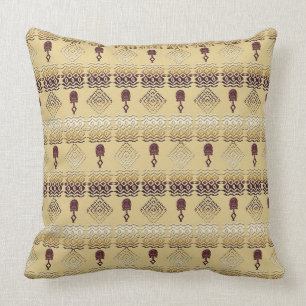 ethnisches afrikanisches Stammes- Muster Kissen