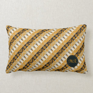 ethnisches afrikanisches Stammes- Streifenmuster Lendenkissen