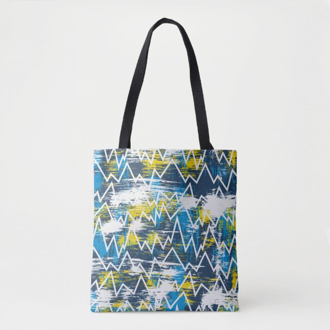 Ethnisches boho nahtloses Muster. Zigzag-Muster. S (Vorderseite)