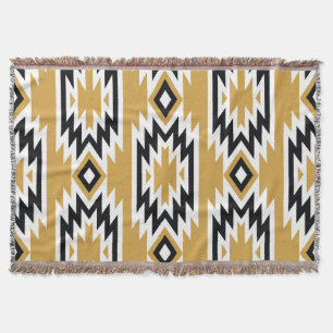 Ethnisches Boho: Vintages geometrisches Muster. Decke