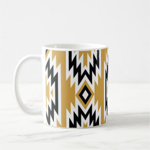 Ethnisches Boho: Vintages geometrisches Muster. Kaffeetasse