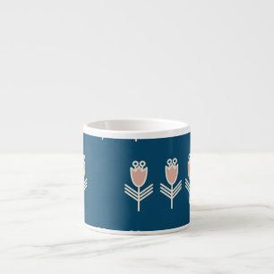 Ethnisches Floral: Vintage-Dekorationsornament Espressotasse