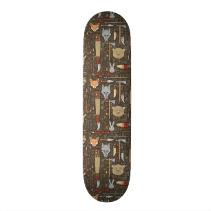 Ethnisches Jagd-Muster Skateboard